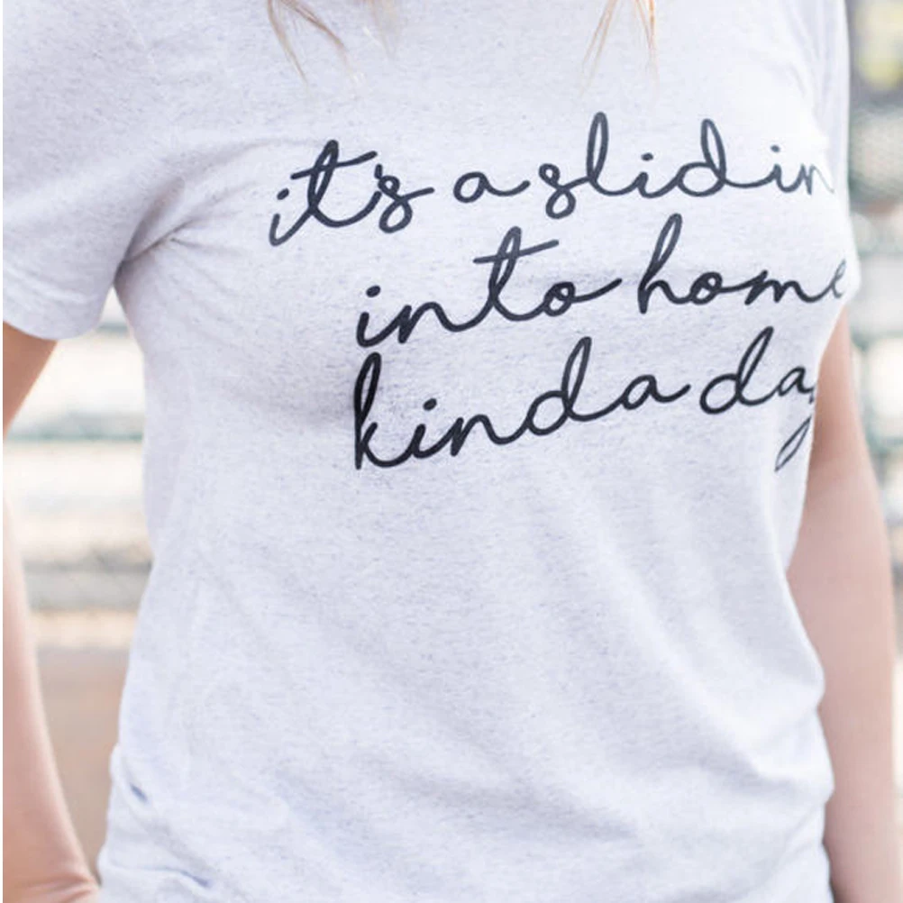 Baseball Mom Shirts Softball For Women Game Day Shirt Its A Sliding Into Home Kinda Female Casual Tops | Женская одежда