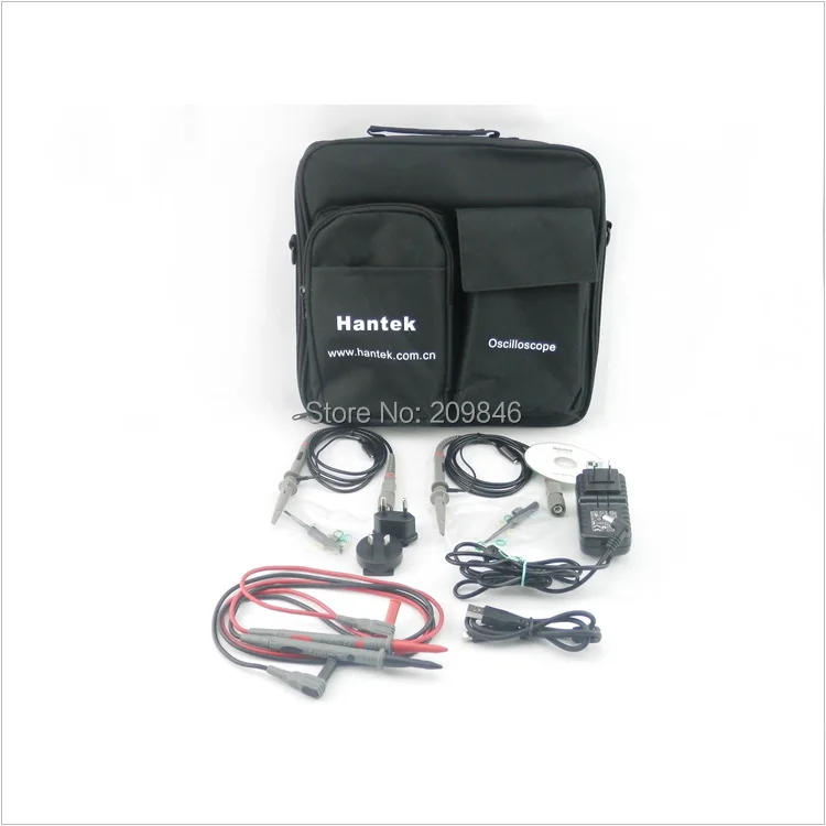 DHL EMS Бесплатная доставка Hantek dso1202b цифровой Ручной осциллограф мультиметр 200 мГц
