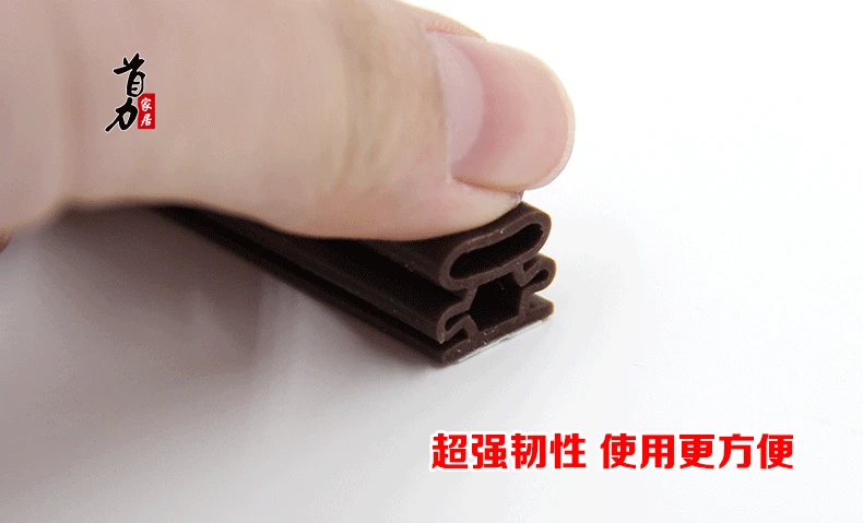 6 м x 10 мм Самоклеющаяся плоская резиновая поролоновая дверная оконная