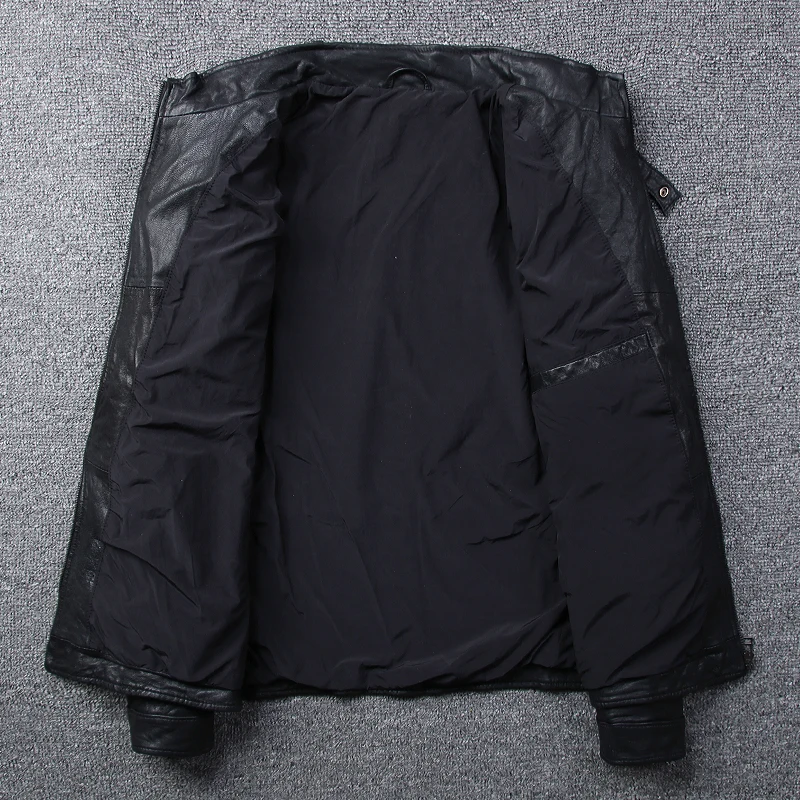 2019 мужская куртка из овечьей кожи растительного дубления Бесплатная