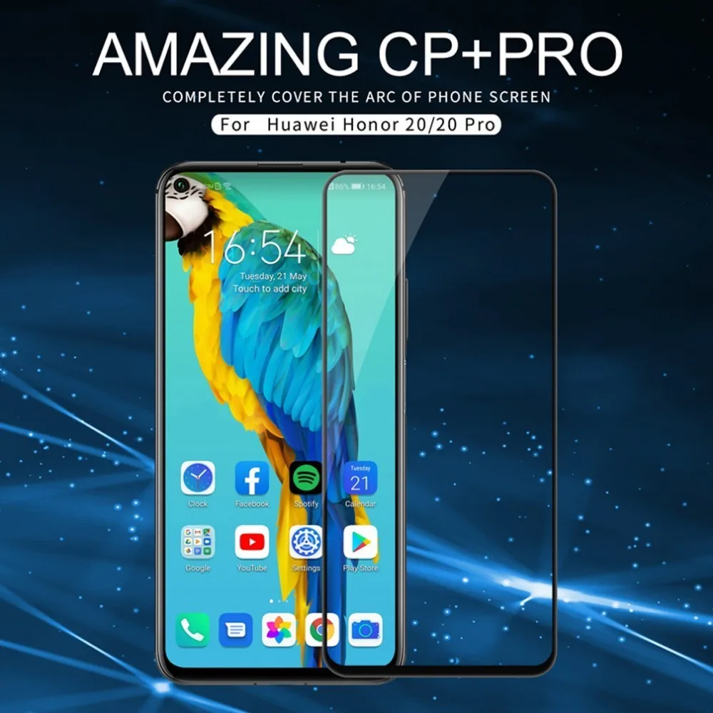 Для Huawei Honor 20 Pro стекло Nillkin CP + PRO 9H полное покрытие закаленное Защита экрана для 20s 6