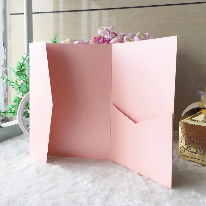 

20Pcs Laser Cut Elegant Pretty Wedding Invitation Card Envelop RSVP Customized Birthday Party Invitation Card Suppliers no inner