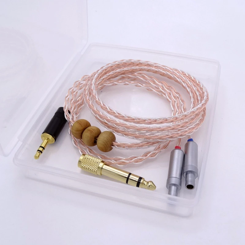 Кабель Hi-Fi для наушников 1 5 м 8 ядер 5n Pcocc медный SENNHEISER HD800 | Электроника
