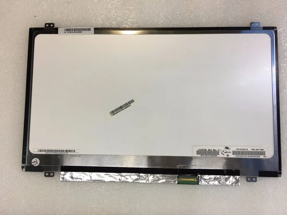 14 &quotЖК-экран LTN140KT13 301 подходит N140FGE-EB1 N140FGE-EA2 B140RTN03.0 B140RTN02.3 eDP 30 pin дисплей Панель |