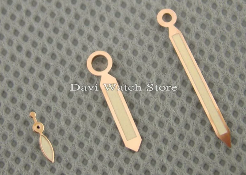Parnis Rose Gold Color WATCH Hands for ETA 6497 6498 Seagull ST36 movement watches |