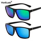 Солнцезащитные очки WarBLade Мужские поляризационные, модные солнечные аксессуары для вождения, зеркальные очки с черной оправой, UV400