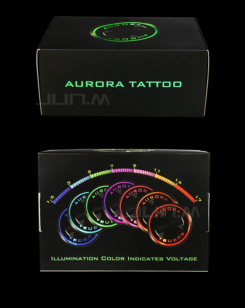 Aurora Tattoo power supply предлагает цифровую профессиональную электронику и силовые шнуры для всех типов тату-машин