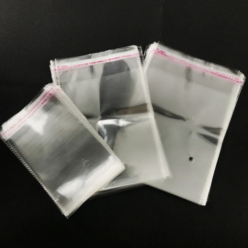 12X15CM прозрачный самоклеющийся уплотнитель OPP Полиэтиленовые пакеты Подарочный
