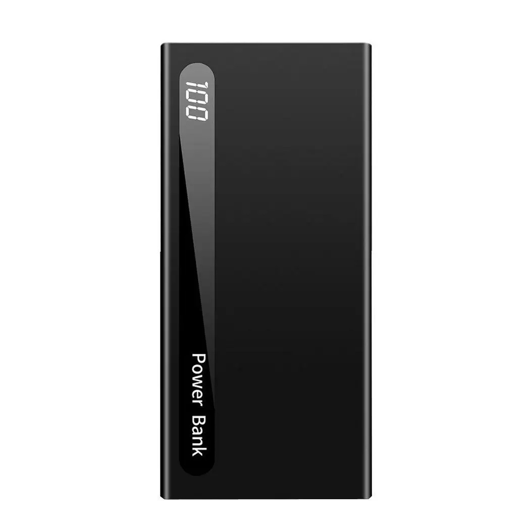 10000 мАч портативный Банк питания двойной USB мобильный ЖК дисплей повербанк для