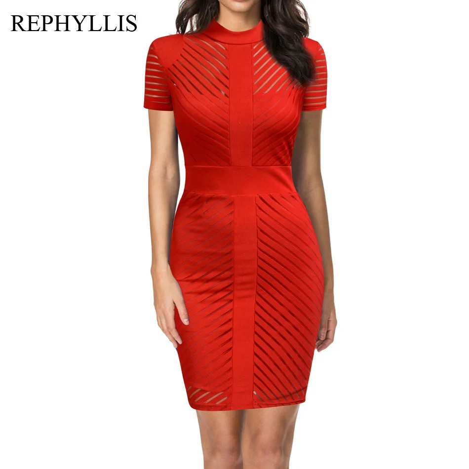 REPHYLLIS Женская винтажная Прозрачная Клубная одежда для ночного клуба Коктейльные