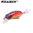 1 шт., плавающий воблер, рыболовная приманка, 6 см, 9,5 г, кренкбейт, искусственная, жесткая, для рыбалки, окуня, пера, тройные Крючки, рыболовные снасти