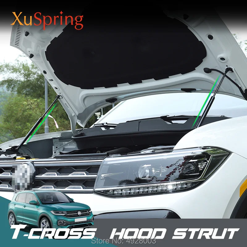 Для Volkswagen VW T cross Tcross 2019 крышка капота автомобиля подъемная Опора гидравлического