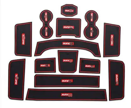 

Auto anti-slip cup holder mat non slip door gate pad for Haval H6 2017 2018