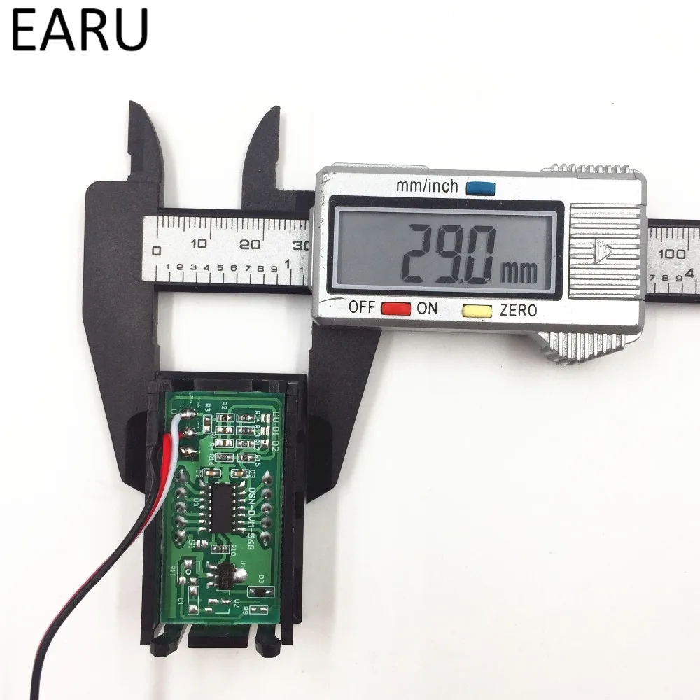 1pc DIY Mini Voltmeter Tester Digital Voltage Test Battery DC 0-30V 0-100V 3 Wires Red Green Blue for Auto Car LED Display Gauge |