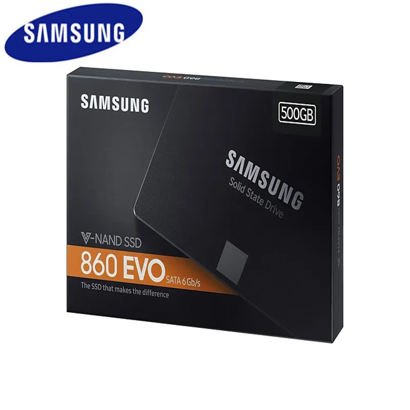 Samsung Ssd Hdd 500 Гб 250 1 ТБ 2 ТБ 4 ТБ 860 Evo Внутренний твердотельный жесткий диск Sataiii жесткий диск для ноутбука, настольного компьютера, ПК