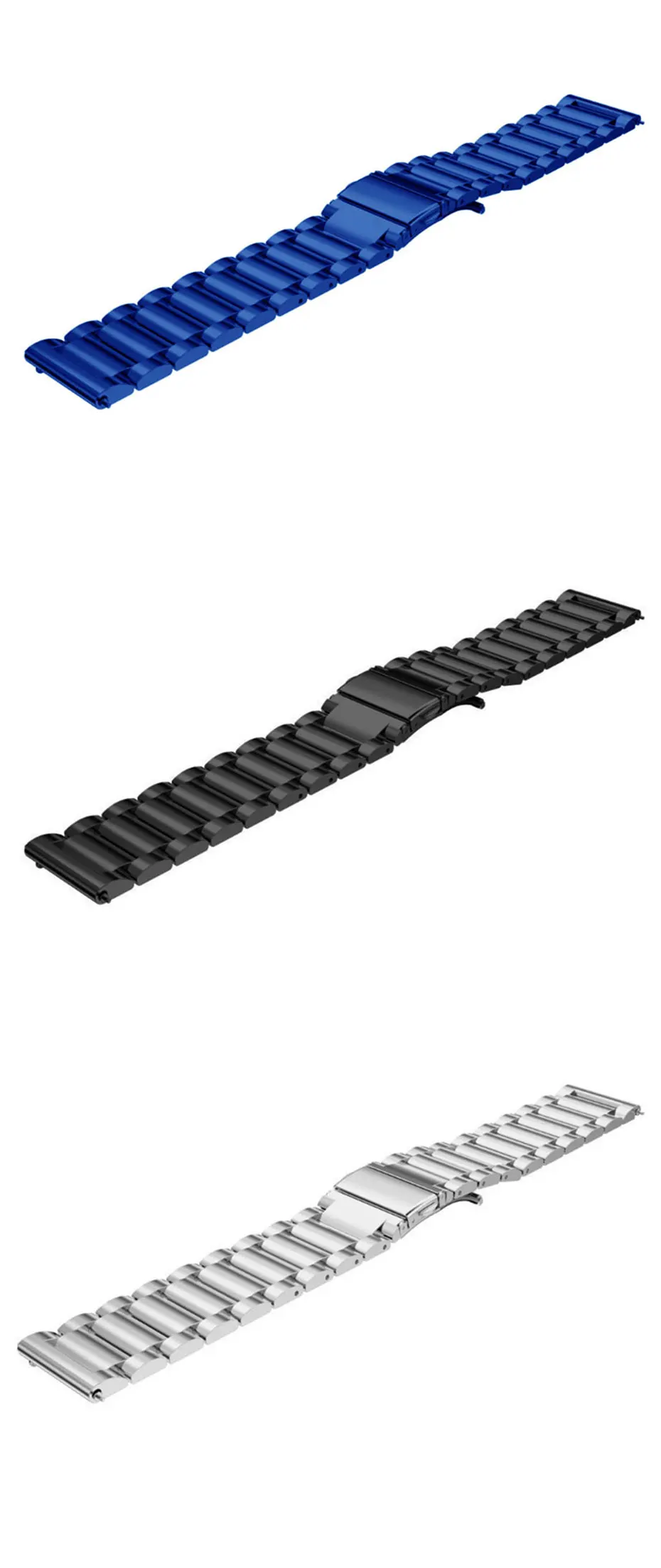Ремешок для часов из нержавеющей стали UTHAI S07 samsung gear S2/S3 20 мм 22 мм