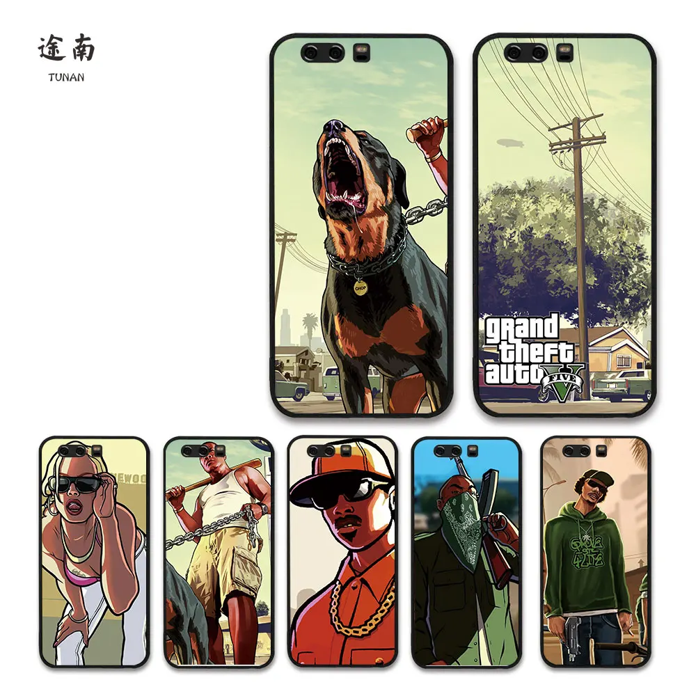 Игра GTA san andreas Бесплатный чехол для HUAWEI P10 Lite P20 nova 2 mate 8 9 10 pro крутая спортивная