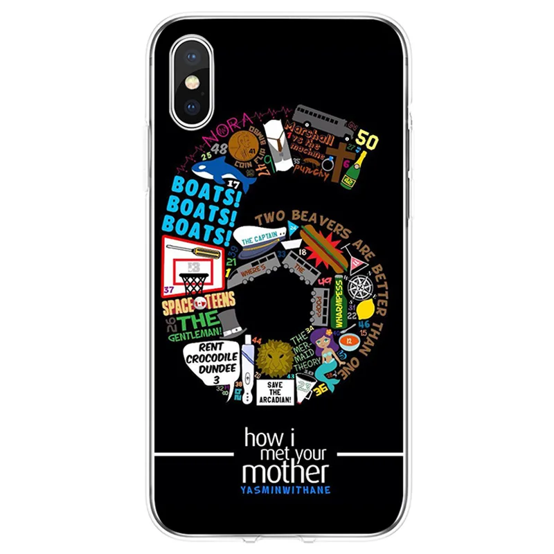 How i met your mother himym Чехол Мягкий силиконовый чехол для телефона iPhone 6 6plus 7 8plus 5 5S 5C SE X XS