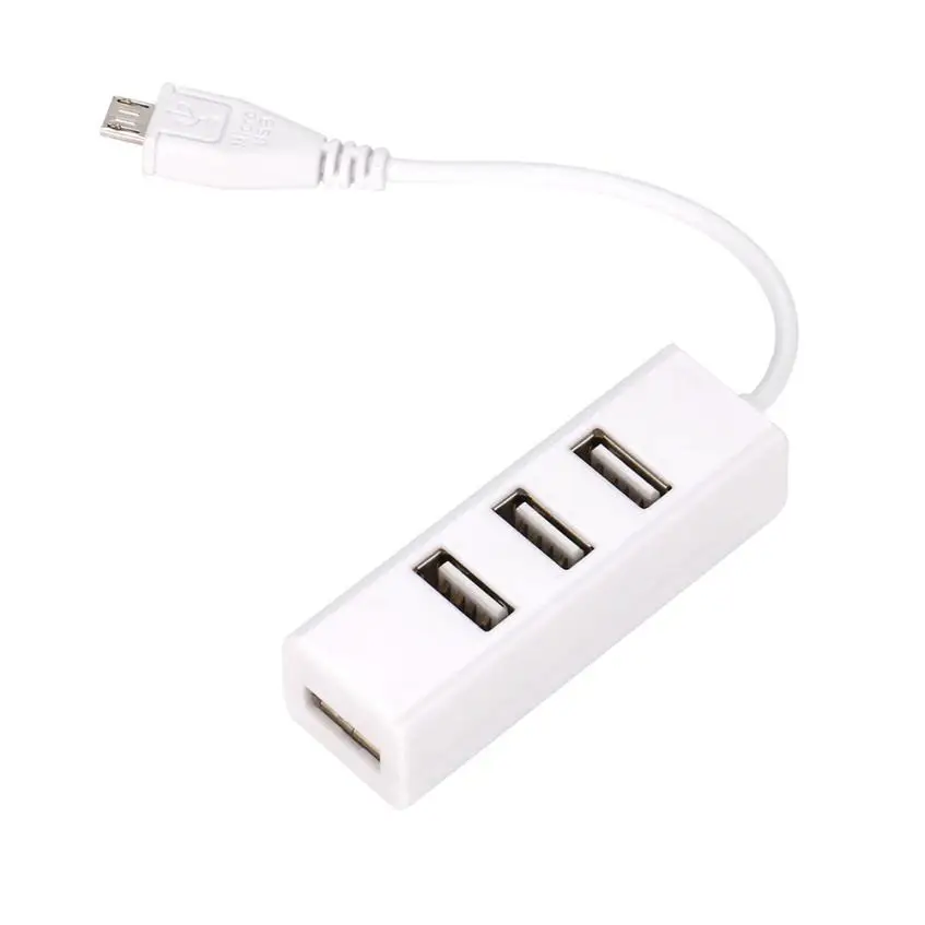 HIPERDEAL Новый Белый Micro USB к 4 портам OTG Hub для Raspberry Zero Hot 18Mar2 Прямая поставка |