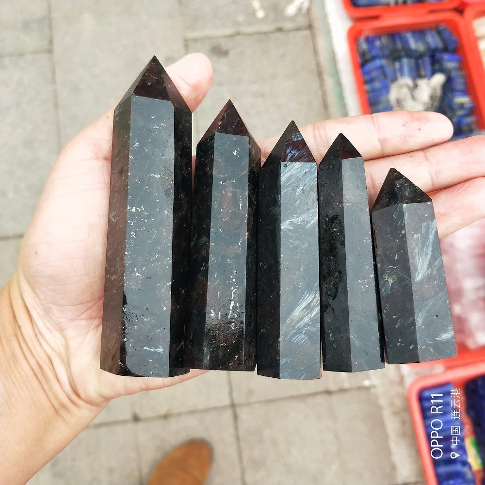 

Natural Crystal Point Fireworks Stone Obelisk Wands Healing Home Decorations As Gifts Ffor Friends