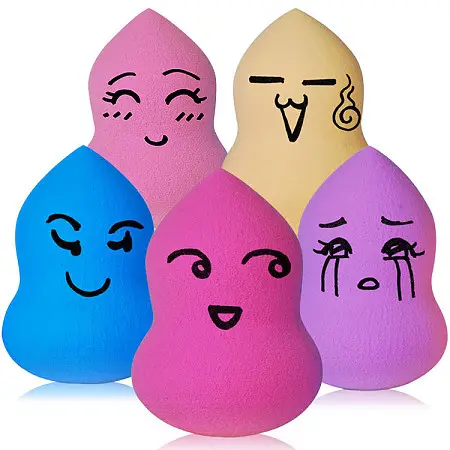 500 шт. смешивание губок под макияж косметическая пудра безупречная инструмент