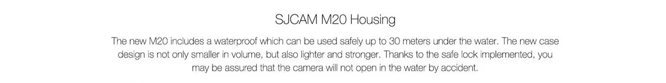 Оригинальная Спортивная Экшн-камера SJCAM M20 с Wi-Fi и гироскопом, HD 2160 P, 16 МП, 4 K, водонепроницаемая, DV, Bluetooth, часы, рычаг автоспуска, пульт дистанционного управления