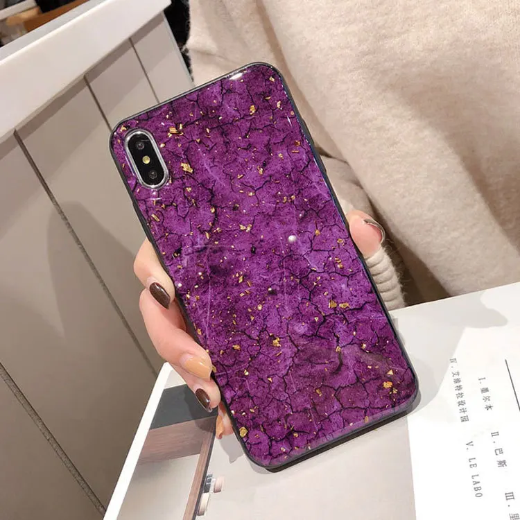 Only Case 3 Роскошные Алмазные мраморные блестящие чехлы для телефонов для iPhone X, XR, XS, MAX, 7, 8, 6s Plus, силиконовый чехол-держатель для iPhone XR, XS - Цвет: Only Case 3