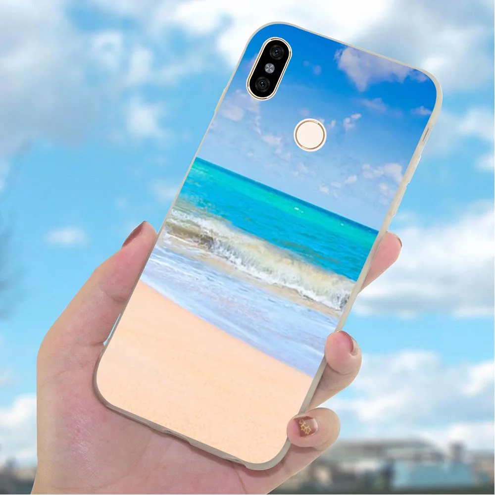 Мягкий ударопрочный чехол из ТПУ для телефона Redmi Note 5 Pro Ocean Sea 4X A2 A1 4A Plus 5A Prime 6A 7 6