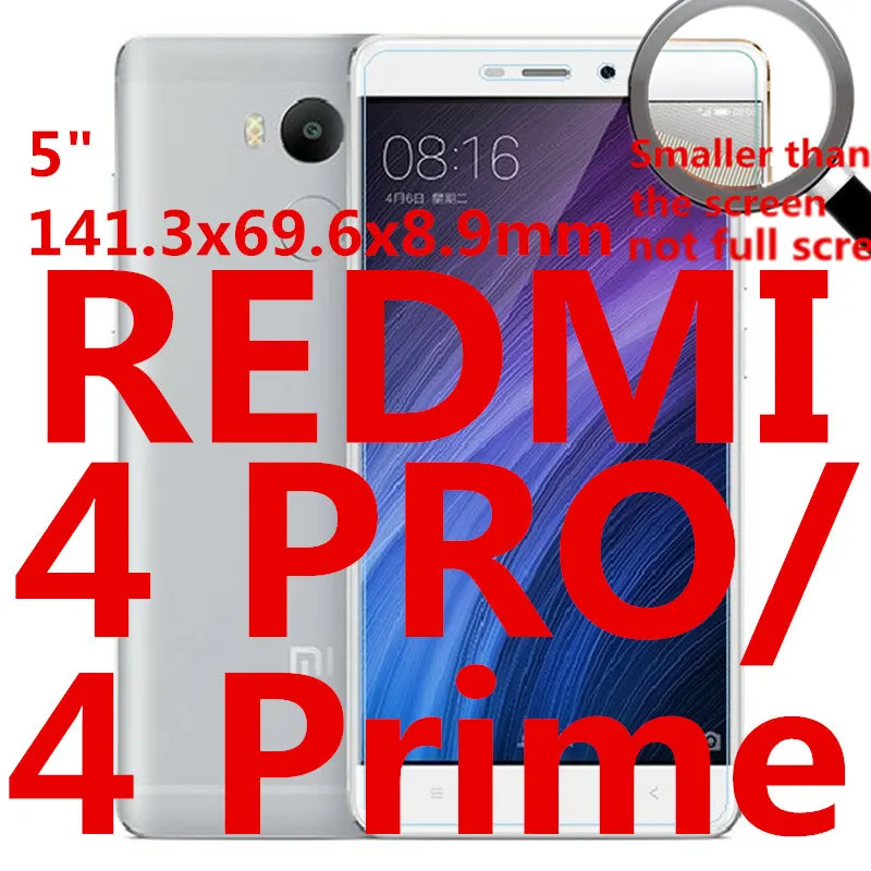 Закаленное стекло для Xiaomi Redmi NOTE 3 PRO глобальная версия 152 мм Redmi 4X 5A 4A Note 5A Pro Note 4X4 mi5x mi6 A1 mi4 закаленное - Цвет: Redmi 4 Pro