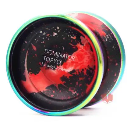 Новое поступление TOPYO Доминатор YOYO Lin Junyi Фирменное yoyo кольцо из нержавеющей стали Профессиональный Металлический конкурс yo-yo