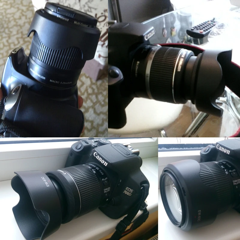 Крышка для объектива цифровой зеркальной камеры 58 мм фотобайонет Canon 200D 1300D 700D Rebel