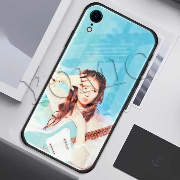 007 Чехол Twice Mina Momo Kpop из закаленного стекла для Apple iPhone XR 7 8 6 6S Plus X XS MAX, чехол для сотового телефона - Цвет: 007