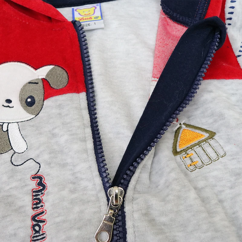 Детская велюровая блузка на молнии с длинным рукавом|children coat|children jacketsjacket children |