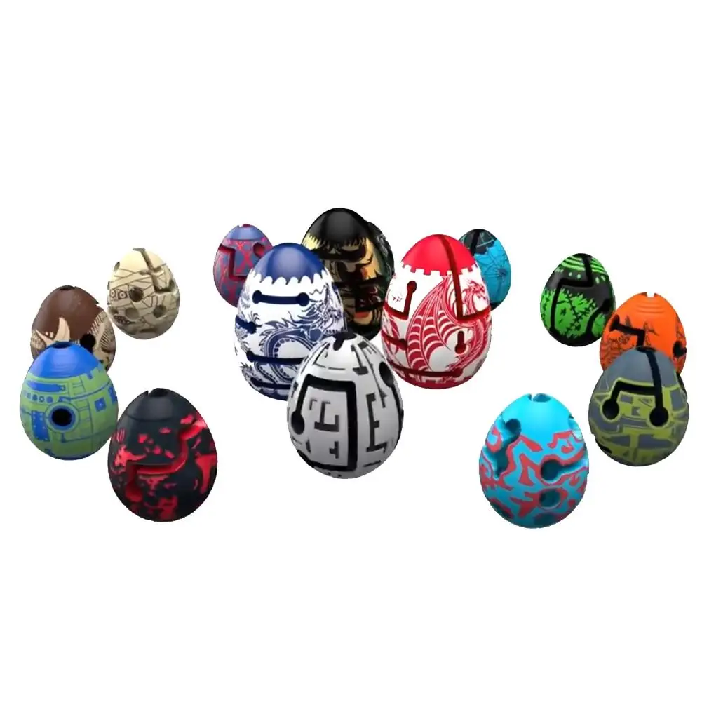 Умный лабиринт с яйцами головоломка для детей Забавная детская Шариковая