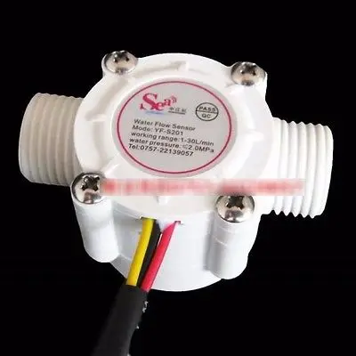 F014 G1/2 Датчик расхода воды Холл датчик переключатель расходомер Расходомер