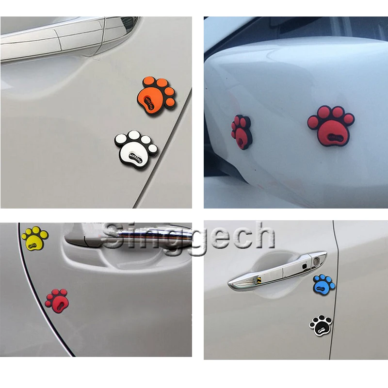 ZD 4x Foot prints Car Styling Sticker for BMW Toyota Ford Renault Opel Kia VW Honda Mercedes Audi Mazda Peugeot Automobiles | Автомобили и