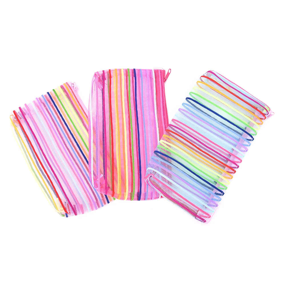 1 шт. Женская портативная Радужная косметичка модная на молнии для путешествий