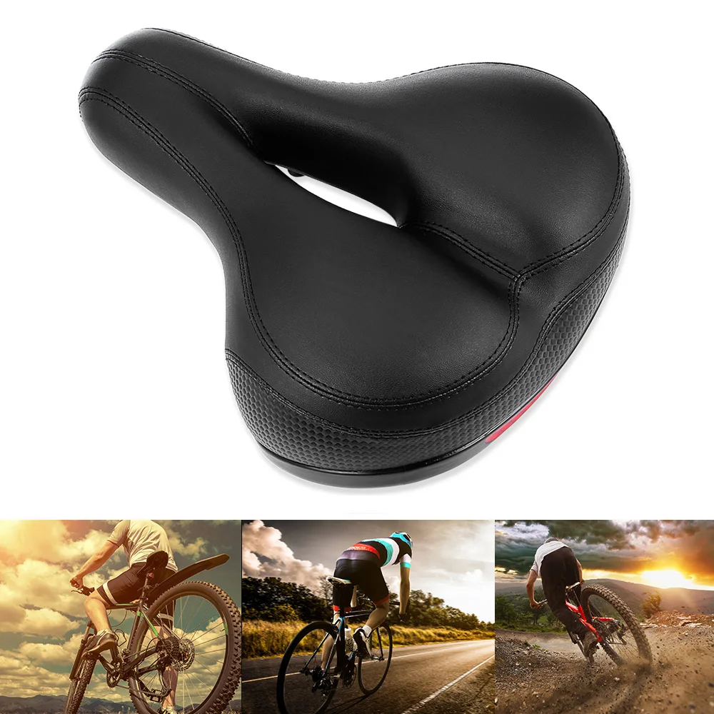 PRO велосипед седло велосипеда утолщаются Широкий Мягкий противоударный для езды