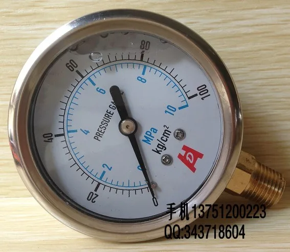 Датчик давления устойчивый к сейсмическим ударам с резьбой 1/4PT корпус из