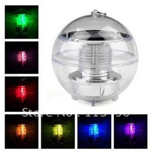 2x LED Солнечный Свет мощность сад Рождественская вечеринка воды плавающие