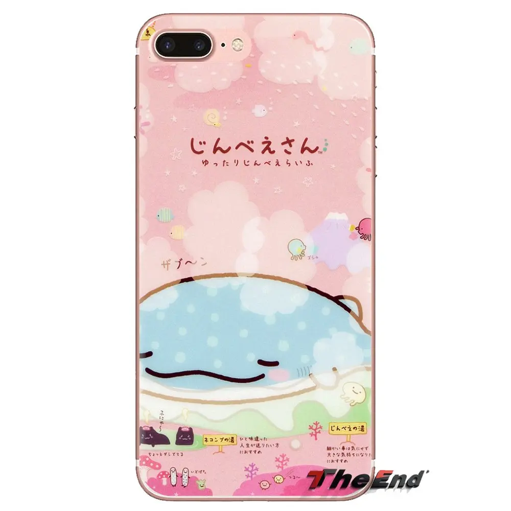 Японские kawaii Whale Shark прозрачные мягкие чехлы для iPod Touch Apple iPhone 4 4S 5 5S SE 5C 6 6S 7 8 X XR XS Plus