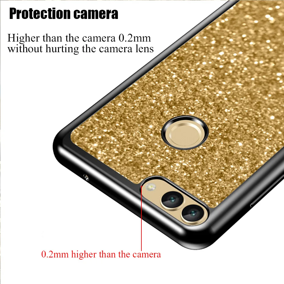 Блестящий Мягкий чехол для huawei P Smart Plus Nova 3 3i Коврики 10 Honor 9i 9 8 P9 P8 P10 P20 Lite 2017 2016 Y5 Y6 Y7