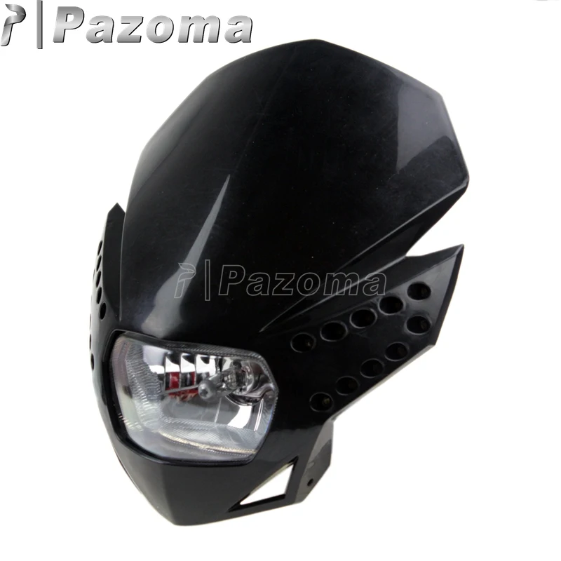 Передняя фара H4 для мотоцикла с указателем поворота Yamaha Suzuki WR EXC MXC CRF 250 400 450 SX
