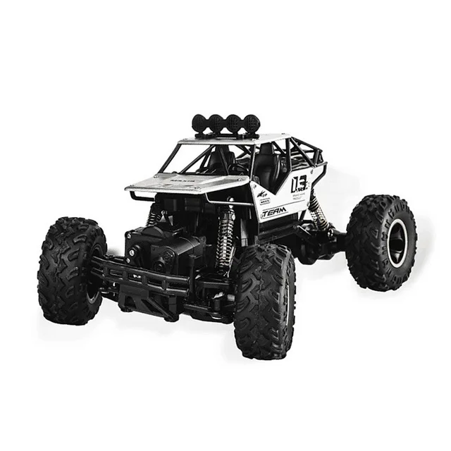 Автомобиль RC автомобиль Рок Гусеничный пульт дистанционного управления игрушечные машинки на радиоуправлении led 4x4 привод внедорожные игрушки для детей подарок - Цвет: Белый