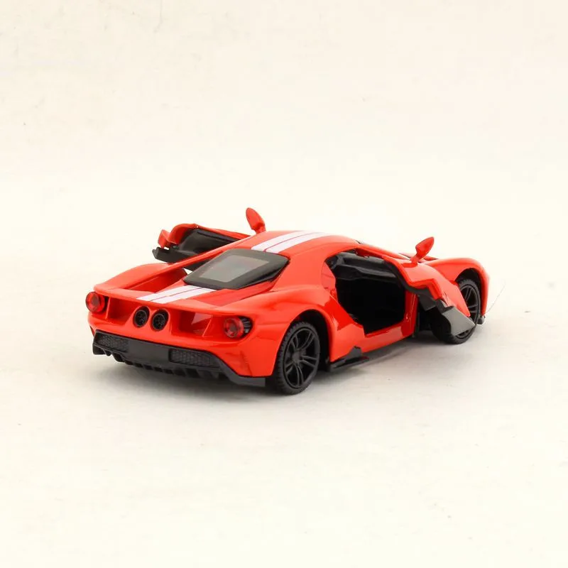 1:42 Масштаб/литая модель игрушки/ Ford GT/Супер спортивный гоночный автомобиль/образовательная Коллекция/оттягивание/подарок для детей