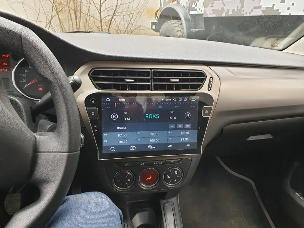 Автомагнитола для peugeot 301 citroen elysee- Android 9,0 HD 9 дюймов сенсорный экран головное устройство gps навигация мультимедийный плеер