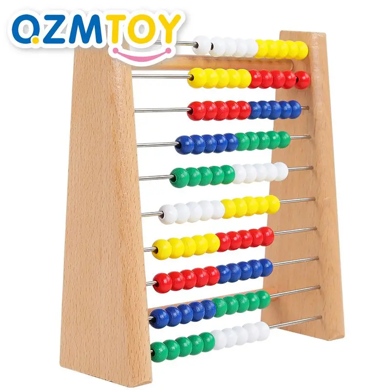 Деревянные детские математические игрушки Abacus математическая рама Игрушки для