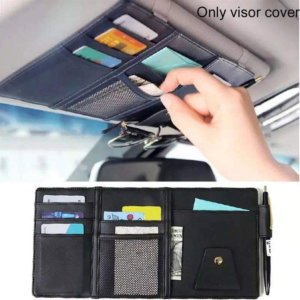 Автомобильный солнцезащитный козырек посылка сумка клип автомобиль ID Кредитная