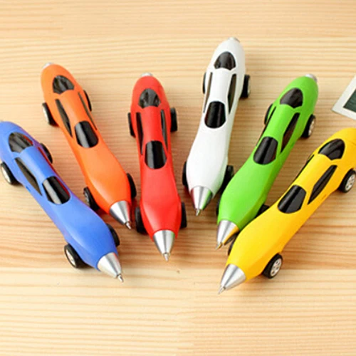 Оригинальная шариковая ручка с синими масляными чернилами в форме автомобиля 0 7