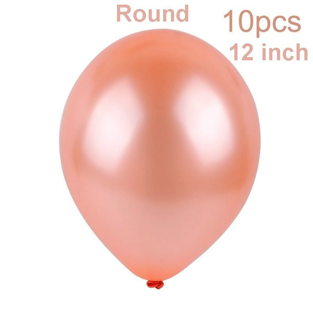 14pcs12inch фольга из розового золота латексные Красочные воздушные шары с гелием воздушный шар День рождения Свадебные принадлежности